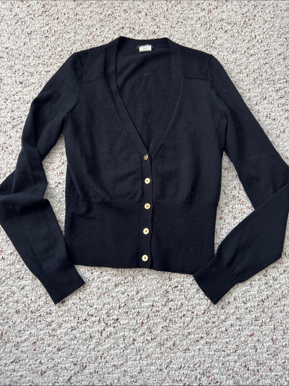 J. Crew xxs V-Neck Button-Front Cardigan